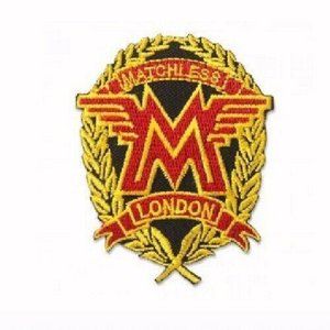 Matchless Wing Embroidered Iron-On Sew-On Patch - NEW